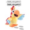 Playtastic Toy: Talking Plush Parrot with Microphone, Speaks and Walks,