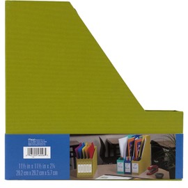Mead Labeled Desktop Organizer File, Green, 2.63" x 11.63" x 11.63"