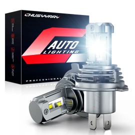 CHUSYYRAY For 2007-2014 Honda Crv CR-V Headlight Kit H4/9003 White Bulbs HI/Low Beam 2x