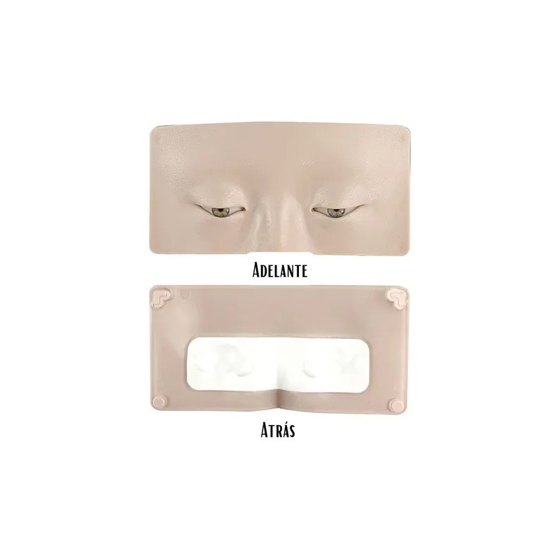Tabla Mascarilla Práctica Maquillaje Silicona Modelo Ojos F