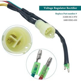 ERRIPA Voltage Regulator Rectifier for Honda 300 Fourtrax TRX300 TRX300FW 1993-2000 2x4 4x4 31600-HC5-970 31600-HM5-630