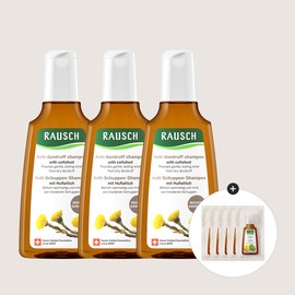 RAUSCH [Rausch][3 SET] Coltsfoot Dandruff Dead Scalp Itching Shampoo 200ml / [라우쉬][3개SET] 콜츠푸트 비듬각질 두피 가려움 샴푸 200ml