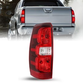 JSBOYAT Tail Light Assembly Compatible With 2007-2013 Chevy Avalanche Rear Taillight OE Direct Replacement Brake Tail Lamp LH (Left Driver Side)