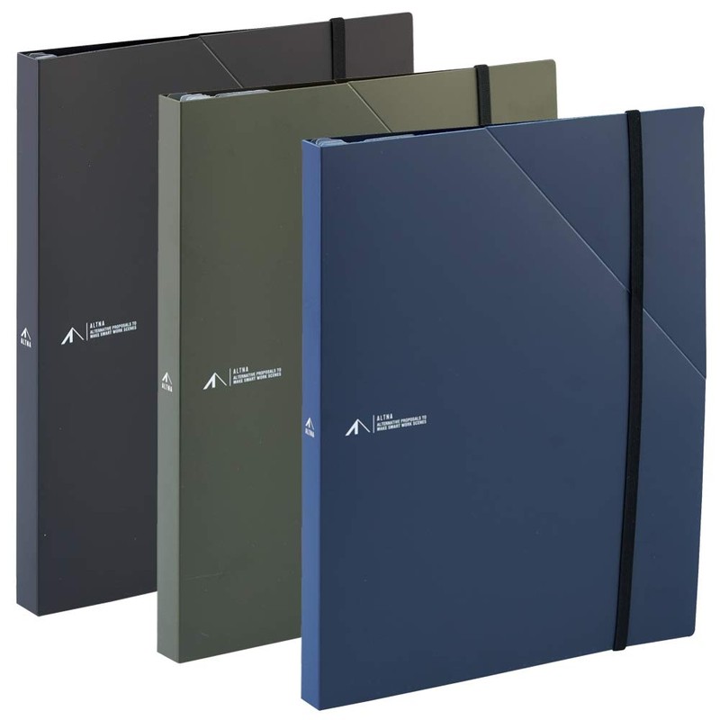 Lihit Lab Document File Stand File A4 Olive F7771-22