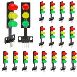 GERUI 18 x LED Traffic Light Module Creative DIY Mini Traffic Light 3.3-5 V 8 mm Compatible with Arduino