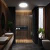 B.K.Licht - Bathroom Ceiling Light with Remote Control, Adjustable Warm