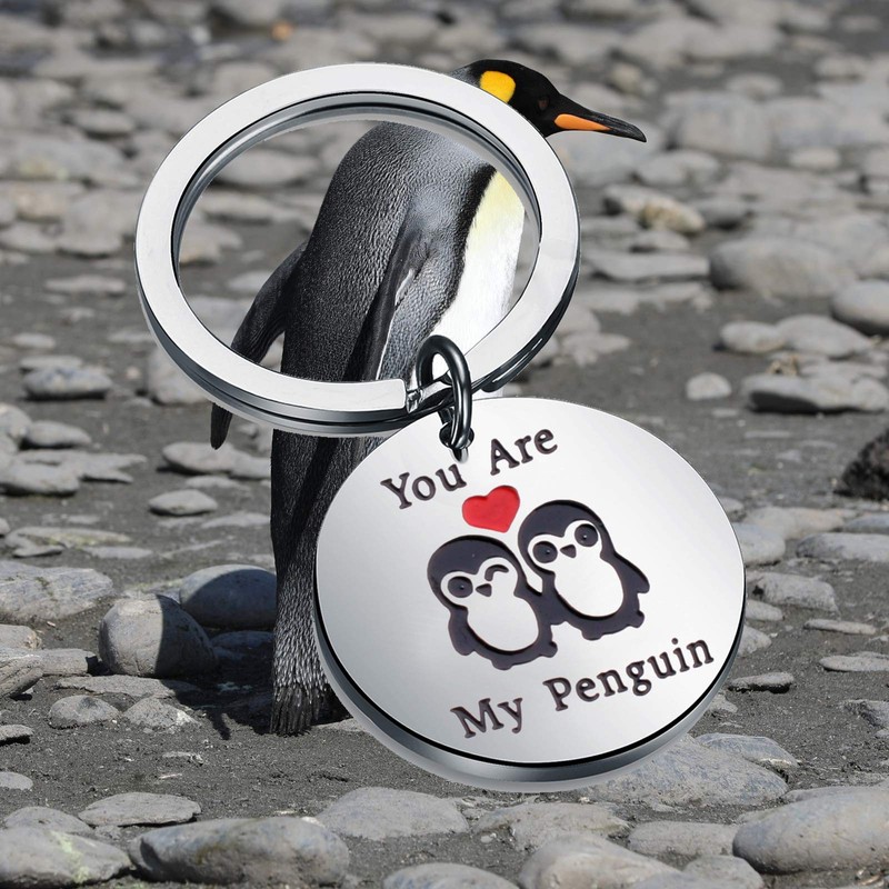 Penguin Lover Gifts You are My Penguin Keyring Jewelry (keychain)
