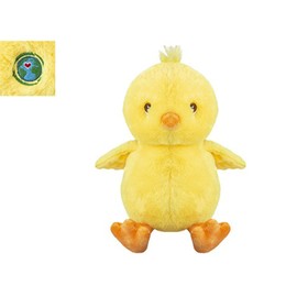 Yellow Eco Plush Chick - 23 cm (1 Pc.) - Adorable Recycled Plastic Chick Toy, Soft, Earth-Friendly & Cuddly, Perfect for Eco-Conscious Kids, Unique & Sustainable Gift Idea