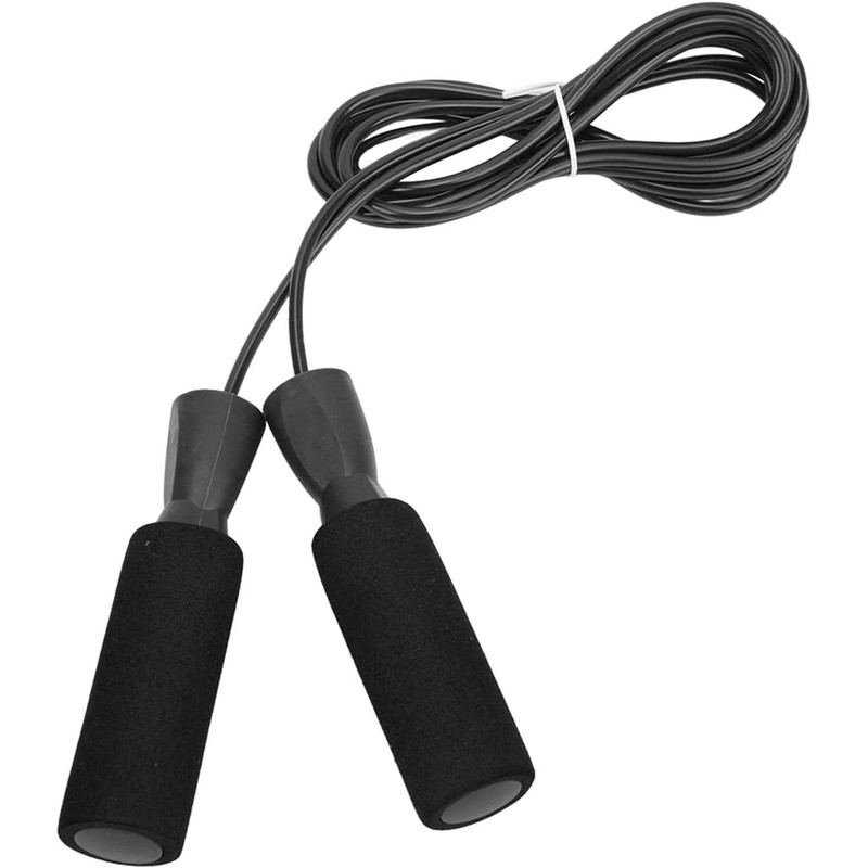 Cuerda de saltar de alambre de acero ajustable con doble