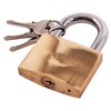 Dapetz ® Brass 60mm Padlock Mini Small Luggage Travel Holiday