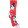 CTM Women's My Pup Crew Novelty Socks, French Bulldog