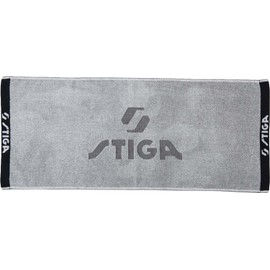 STIGA 1903552201 Table Tennis Towel, JPII, Gray, 13.8 x 33.1 inches (35 x 84 cm)