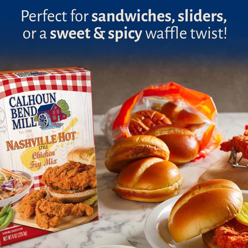 Calhoun Bend Mill Nashville Hot Style Crispy Fry Mix |