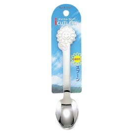 Pearl Metal B-5307 Stainless Steel Spoon, Sunflower, Eye Cutlery, Made in Japan