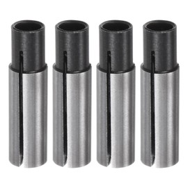 sourcing map 4pcs Collet Chuck Driver Adapter 1/4" to 1/8" CNC Engraving Bit Converter