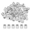 sourcing map 3/16" 5mm Aluminum Crimping Loop Sleeve Single Round