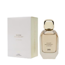Zara Nude Bouquet Intense Women's Perfume Parfum 100ml (3.04 fl oz) Delicate Floral Bouquet with Bergamot, Peach, Iris & Vanilla Fresh, Elegant & Long-Lasting Scent