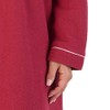 Slenderella Womens Button Up Dressing Gown Boucle Fleece Embroidered Housecoat
