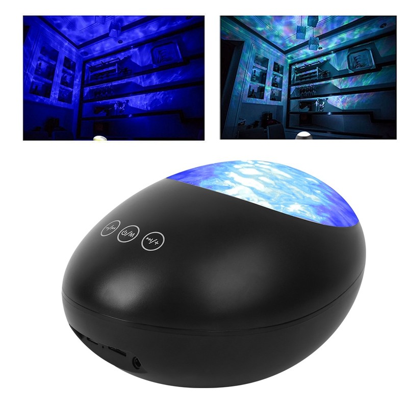 Innovative Ocean Projection Light Night Sleep Wireless Music Lamp for