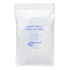 MFASCO First Aid Kit Refill Supplies Gauze Pack Refill