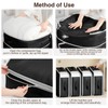 Homsorout 4 Pack Compression Storage Bags - 110L Large Capacity