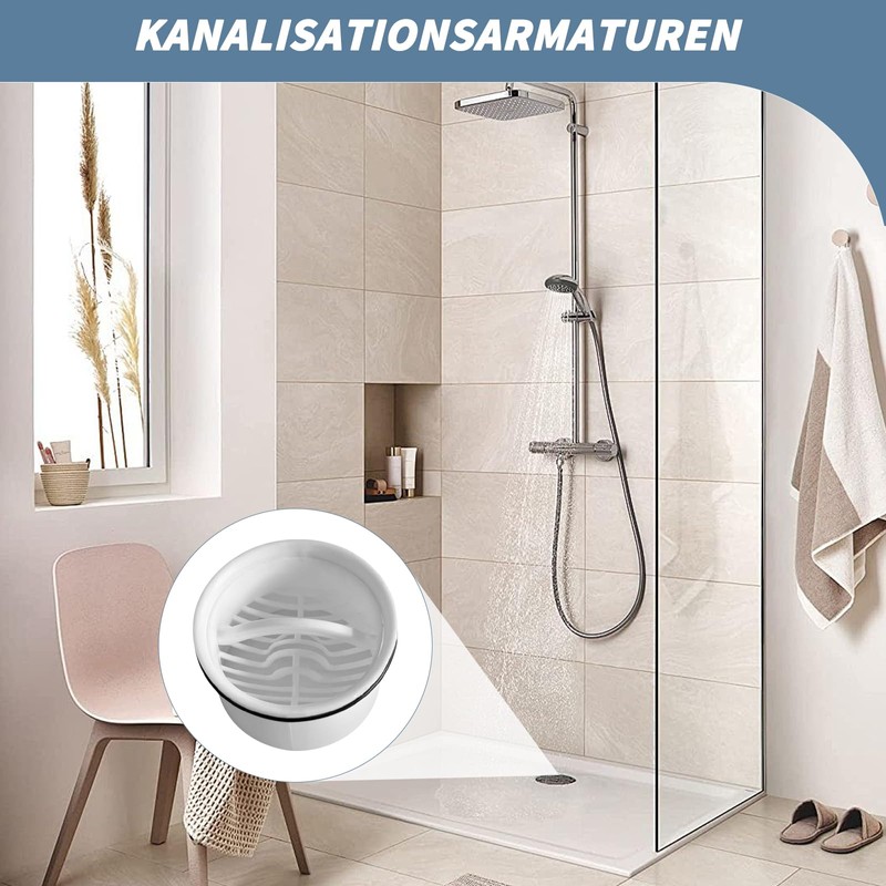 lafo Hair Strainer + Immersion Pipe for Shower Drain Fitting