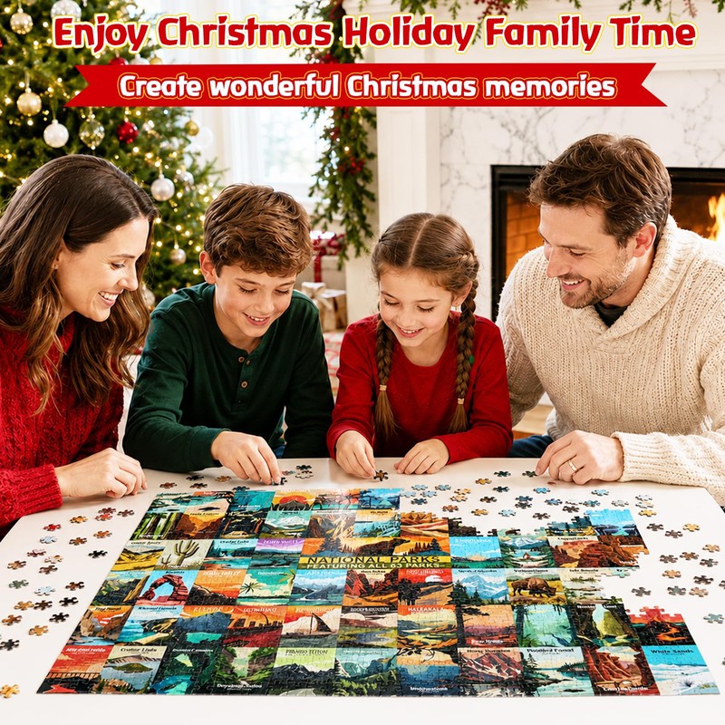 National Parks Puzzle Advent Calendar 2026 – 24 Days Countdown