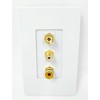 RiteAV - 1 Port RCA White 2 Port Banana Speaker