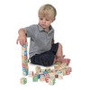 Melissa & Doug Deluxe Wooden ABC/123, 50-Piece Set of Classic