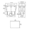 CABLEPELADO Rocker Switch 3 Position 6 Way Switch 6 Pin