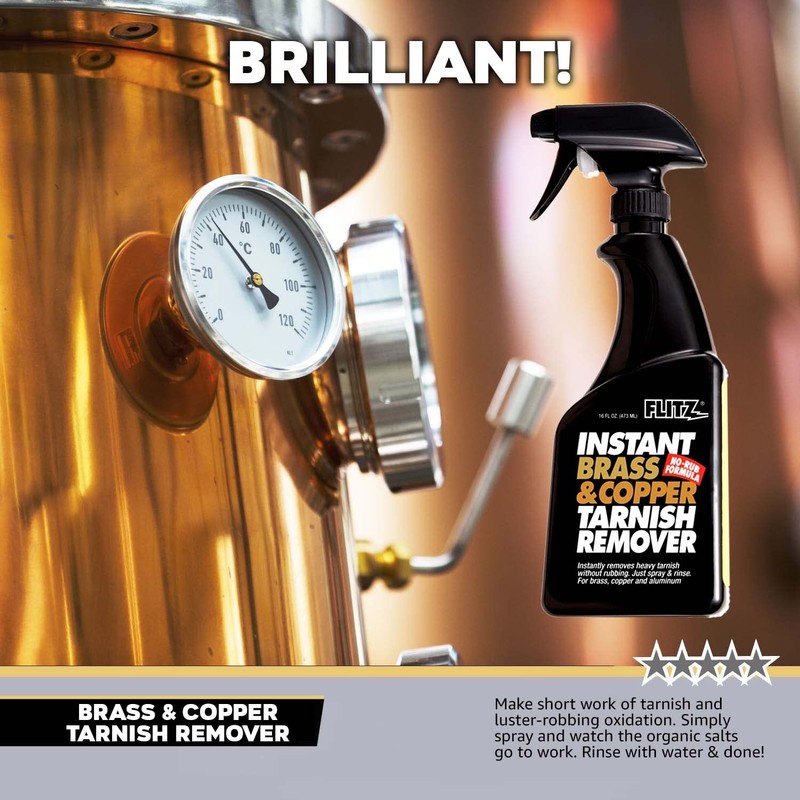 Flitz Flitz Instant Brass & Copper Tarnish Remover - 16.