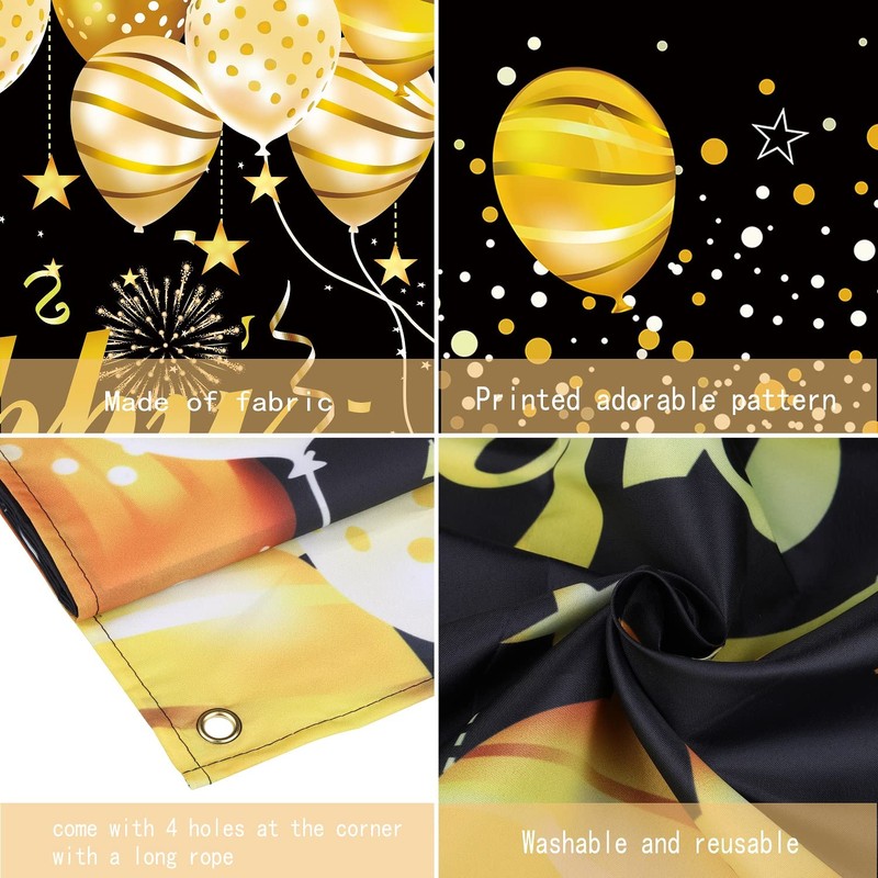 1st Happy Birthday Door Banner IMISI Birthday Decorations Birthday Backdrop