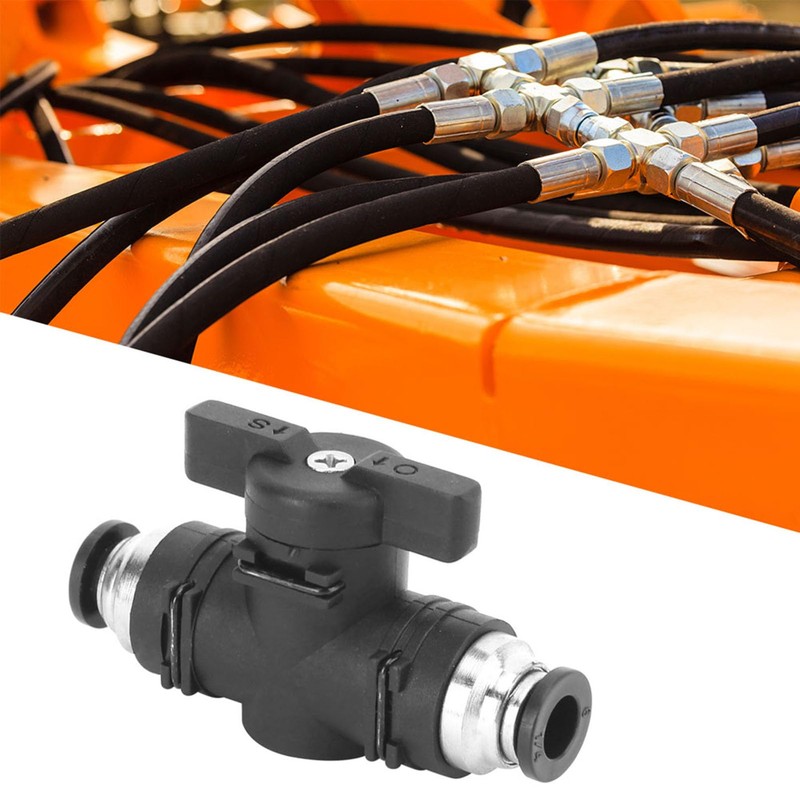 Pneumatic Ball Valve, Pneumatic Connector Manual Regulating Valve Double-Sided Quick