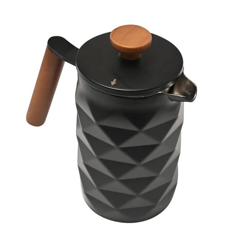 Diamond French Press Matt Black 600ml