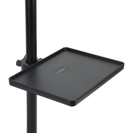 PU626 Mic Stand Tray, Microphone Stand Rack Tray Holder, Microphone Stand Accessory Tray for Stage Live Streaming Recording