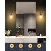EAPUDUN Bathroom Light Fixtures Over Mirror, 1-Light Brushed Nickel Wall