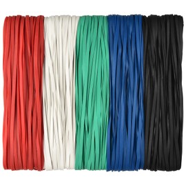 300 Pieces Large Rubber Bands Heavy Duty Large Rubber Bands Strong Elastic Bands for Office Supply, File Folders, Garbage Cans, 8 Inches (Multicolour)