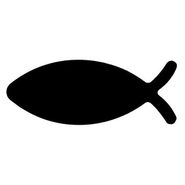 Jumbo Punch, Fish, Motif Size: 4.2 cm x 1.8 cm, Motif Hole Punch for Paper, Gift Tags & Cards Making, Church Occasions, Communion, Confirmation, Christening, Wedding, Scrapbooking | Extra Large