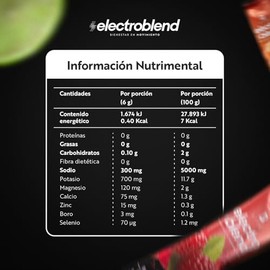 Electrolitos en Polvo Sin Azúcar Añadida | 45 sobres | Hidratación y Recuperación Física | Más de 80 Minerales, Citrato de Magnesio y Potasio | Mix de frutas | Electroblend. B Life