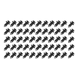 Wjelet Pack of 55 Inner Trim Clip Holder for VW Transporter T4 T5, Black