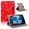 Universal 7-8 Inch Tablet Case Cover, Floral Pattern Leather 360°