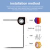 150 Inch Projector Screen 16:9 HD 4K Foldable Portable Double
