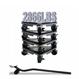 DUEBEL Lifter Furniture Sliders for Hardwood Floors Jack Furniture Dolly Appliance Dolly for Moving Pads Furniture Movers Sliders 1300KG (2866 LBS)