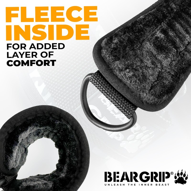 BEAR GRIP - Ankle Straps for Cables with New Fleece