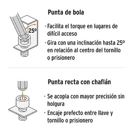 Truper ALLX-7M, Juego de 7 llaves Allen extralargas milimétricas con organizador
