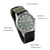 Lancardo Analog Quartz Watch with Woven Nylon Band Calendar Luminous