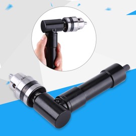 Right Angle 8mm Hex Shank Drill Adapter 90 Degrees Attachment Extension Drilling Tool, 90 Degree Angle Drill Adapter with 8mm Shaft, for Tight Spaces, Aluminum Alloy and Iron