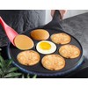 Cheffinger Pancake Pan Diameter 26 cm Induction Cast Aluminium Fried