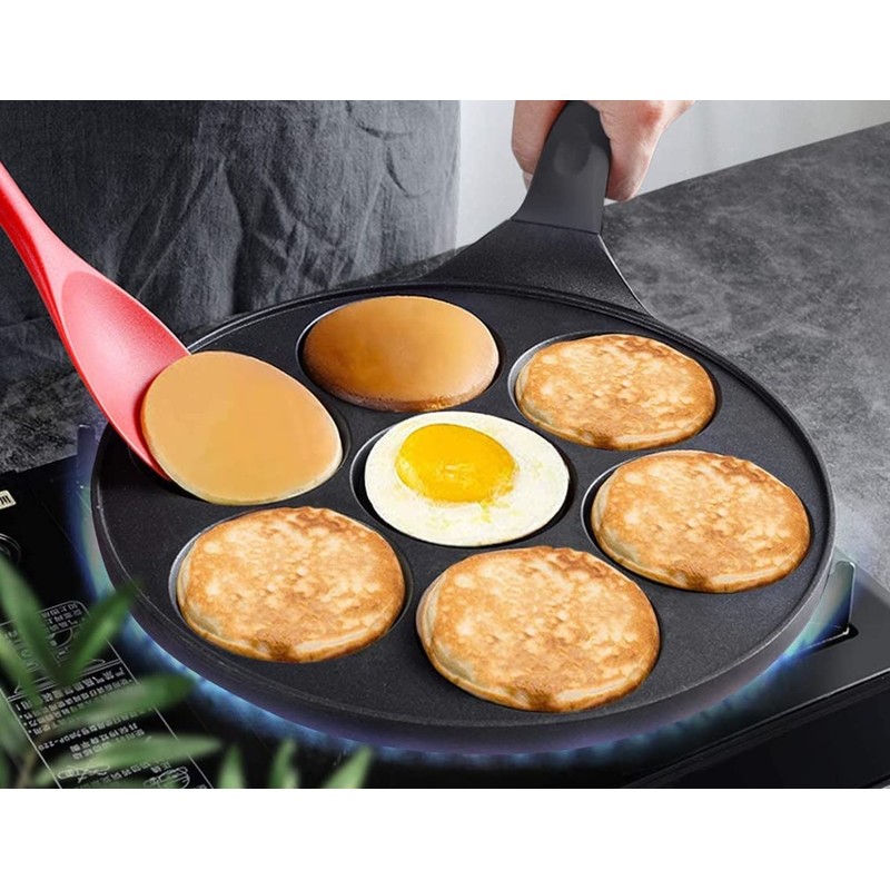 Cheffinger Pancake Pan Diameter 26 cm Induction Cast Aluminium Fried