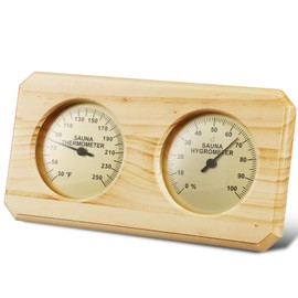 Foxyoo Sauna Thermometer - Sauna Accessories for Sauna Room,℉ Horizontall